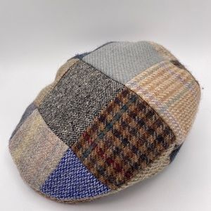 Vintage LL Bean Tweed Wool Patch Work Hat Ireland